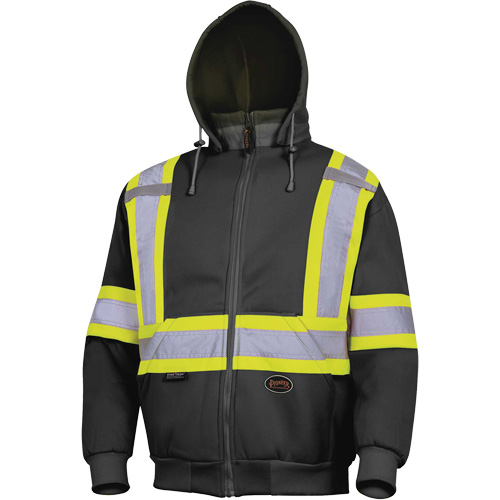 6925BK Hoodie, 3X-Large, Black Les Fournitures Industrielles Méga