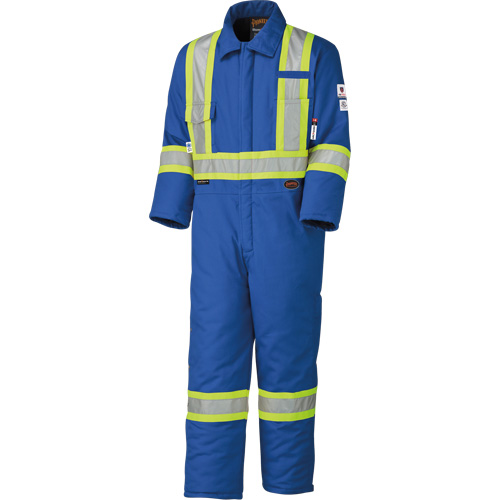 5522A High Visibility FR Rated & Arc Rated Safety Coveralls, Size 2X-Large, Royal Blue, 58 cal/cm² Les Fournitures Industrielles Méga