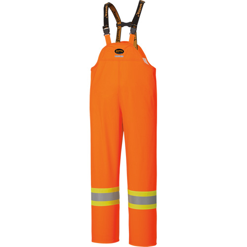 5893 Salopette FR imperm&eacute;able haute visibilit&eacute;, Grand, Orange haute visibilit&eacute; Les Fournitures Industrielles Méga