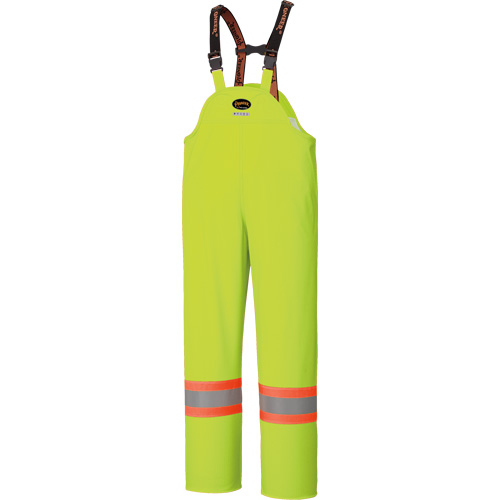 5895 Salopette FR imperm&eacute;able haute visibilit&eacute;, 2T-Grand, Jaune lime haute visibilit&eacute; Les Fournitures Industrielles Méga