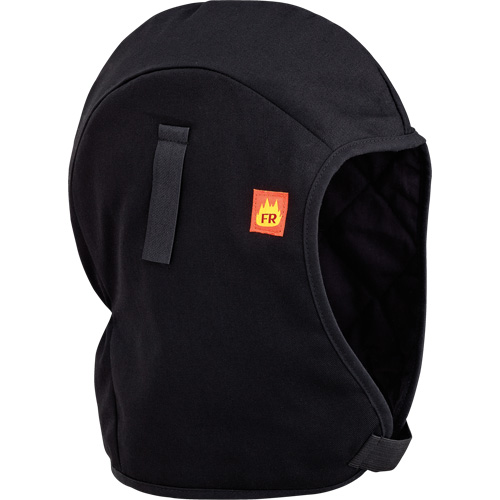 564A Flame Resistant Quilted Hardhat Liner, Black, Cotton Les Fournitures Industrielles Méga