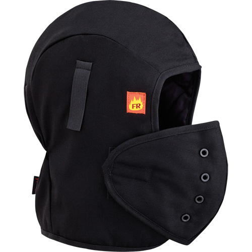 566A Doublure matelass&eacute;e FR pour casque, Noir, Coton Les Fournitures Industrielles Méga