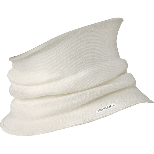 C207 Chauffe-cou & pare-vent, Blanc, Nomex Les Fournitures Industrielles Méga