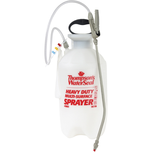 Pulv&eacute;risateurs &agrave; pression pour terrasses, cl&ocirc;tures & patios, 2 gal. (7,6 L), Plastique, Lance de 16" Les Fournitures Industrielles Méga