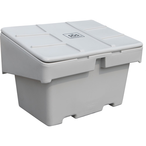 Contenants pour sel & sable SOS, 48" x 33" x 34", 18,5 pi³, Gris Les Fournitures Industrielles Méga