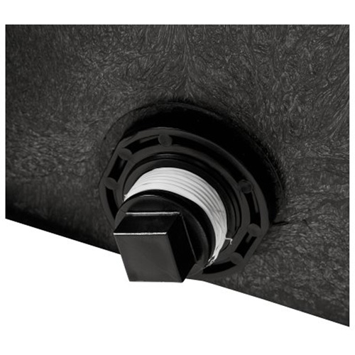 R&eacute;servoir de stockage, 39" p x 58" la x 25" h, Capacit&eacute; 1200 lb, Noir Les Fournitures Industrielles Méga