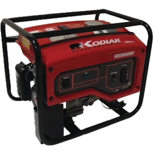 G&eacute;n&eacute;ratrice portative Kodiak KD3000VR, 2400 W nominale, 120 V, R&eacute;servoir de 16 L Les Fournitures Industrielles Méga