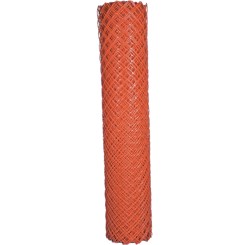 Safety Fence, 50' L x 4' W, Orange Les Fournitures Industrielles Méga
