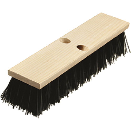 Heavy-Duty Street Broom, 14", Coarse/Stiff, Polypropylene Bristles Les Fournitures Industrielles Méga
