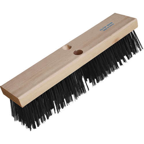 Road Warrior Extra Heavy-Duty Push Broom, 16", X-Coarse, Wire Bristles Les Fournitures Industrielles Méga