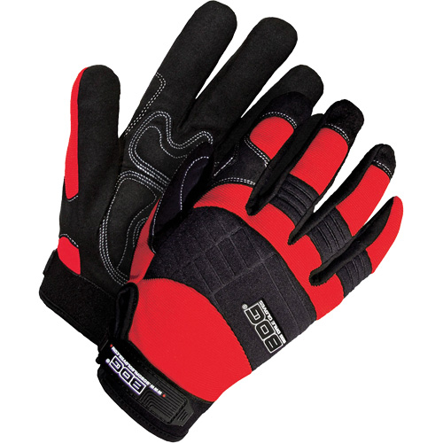 Gants performants &agrave; usage intensif avec paumes coussin&eacute;es, Taille Grand, Paume Synth&eacute;tique Les Fournitures Industrielles Méga
