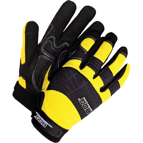 Heavy-Duty Performance Gloves with Padded Palms, Synthetic Palm, Size Large Les Fournitures Industrielles Méga