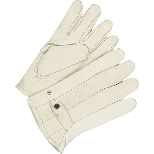 Gants classiques de cordeur, 10, Paume Cuir fleur de vache Les Fournitures Industrielles Méga