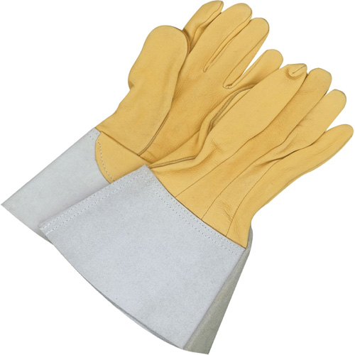 Gander Brand Reverse Grain TIG Welder Gloves, Grain Deerskin, Size 10 Les Fournitures Industrielles Méga