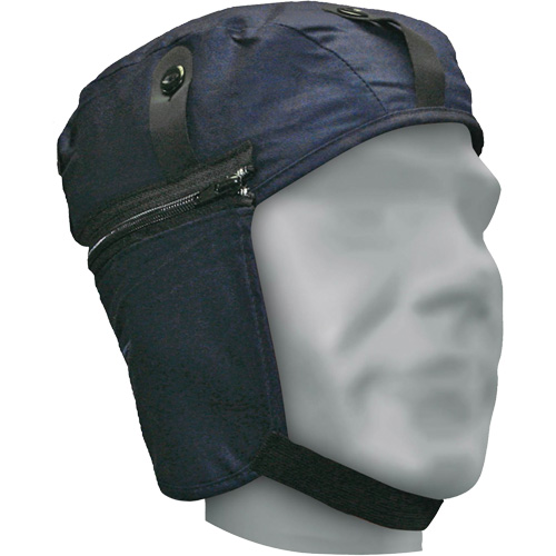 Doublure classique pour casque avec rallonge pour oreilles, Doublure en Molleton/Coton, Taille unique Les Fournitures Industrielles Méga