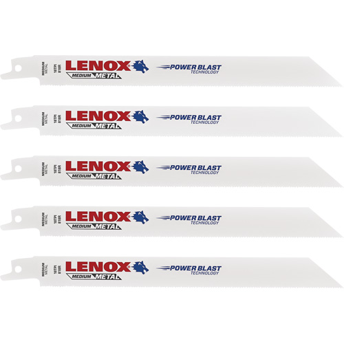 Lame de scie alternative, Bim&eacute;tal, 18 Dents par pouce, 8" lo x 3/4" la Les Fournitures Industrielles Méga