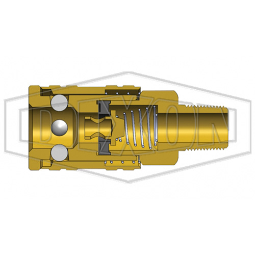 M-Series ARO Pneumatic Manual Coupler, 1/4" Les Fournitures Industrielles Méga