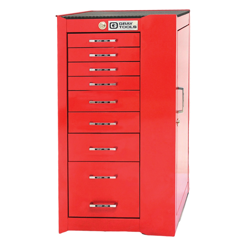 PRO+ Series Roller Cabinet, 8 Drawers, 19" W x 19" D x 36-1/2" H, Red Les Fournitures Industrielles Méga