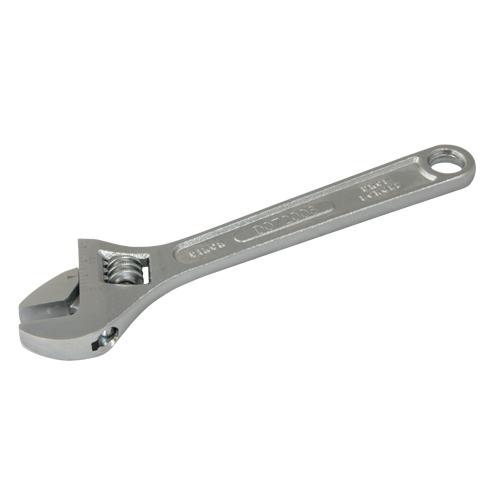 Adjustable Wrench, 12" L, 1-1/2" Max Width, Chrome Les Fournitures Industrielles Méga