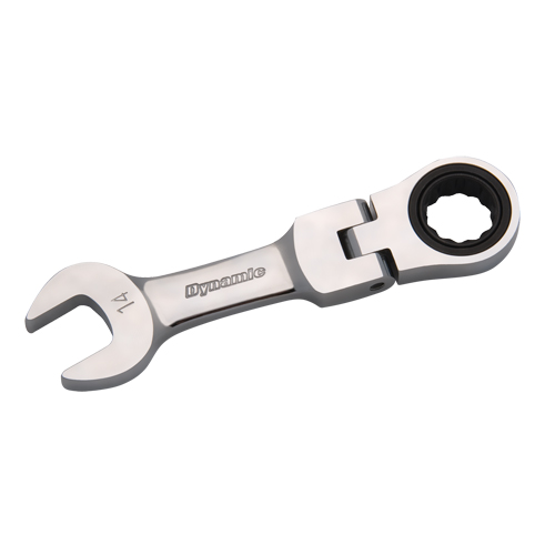Metric Stubby Flex-Head Ratcheting Wrench Les Fournitures Industrielles Méga