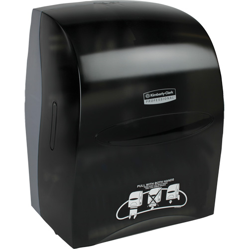 Distributeur de serviettes en rouleaux durs Sanitouch, Manuel, 12,63" la x 10,2" p x 16,13" h Les Fournitures Industrielles Méga