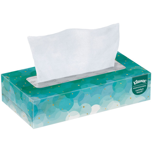 Papier-mouchoir Kleenex, 2 pli, 7,8" lo x 8,3" la, 100 feuilles/boîte Les Fournitures Industrielles Méga