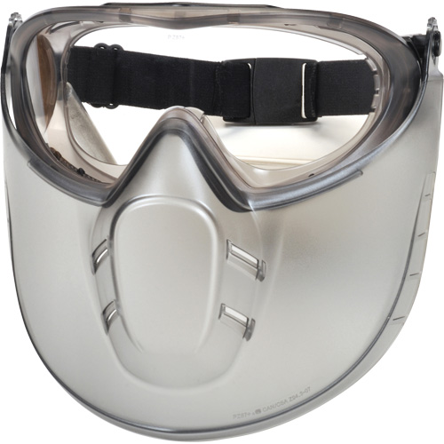 Lunettes de s&eacute;curit&eacute; Capstone Shield avec &eacute;cran facial amovible, Lentille Transparent, Antibu&eacute;e, Ventilation Directe/Ferm&eacute; Les Fournitures Industrielles Méga