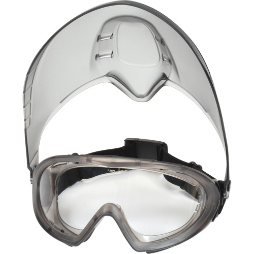 Lunettes de s&eacute;curit&eacute; Capstone Shield avec &eacute;cran facial amovible, Lentille Transparent, Antibu&eacute;e, Ventilation Directe/Ferm&eacute; Les Fournitures Industrielles Méga