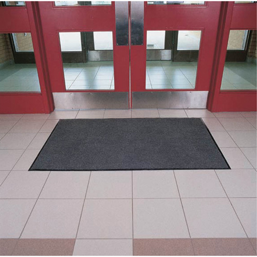 Poly-Tuft Matting, Wiper, 3' x 60' x 5/16", Charcoal Les Fournitures Industrielles Méga