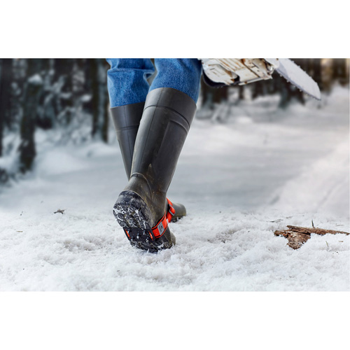 Crampons &agrave; glace mi-semelles, Carbure de tungst&egrave;ne, Traction Crampon, Taille unique Les Fournitures Industrielles Méga
