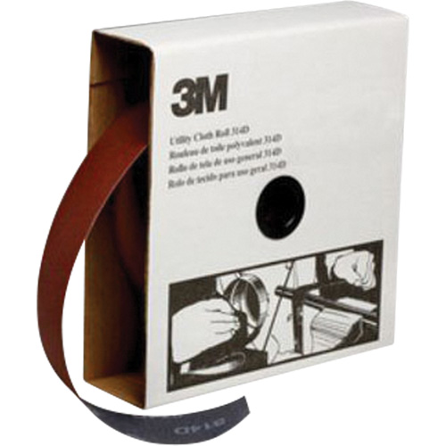 Utility Sanding Roll, Aluminum Oxide, 2" W x 150' L, P400 Grit Les Fournitures Industrielles Méga