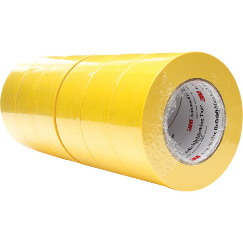 Ruban-cache de finition pour finition automobile 388N, 48 mm (2") x 55 m (180'), Jaune Les Fournitures Industrielles Méga