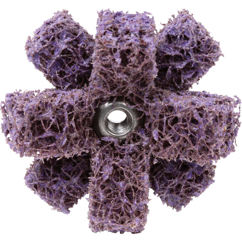 Scotch-Brite Cross Buff, BF-XB, 1-1/2" Dia., Medium Grit, Aluminum Oxide Les Fournitures Industrielles Méga