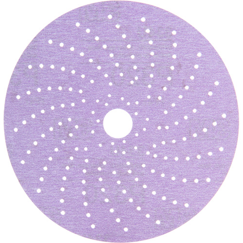 Disque de ponçage net mauve Hookit, 6" dia., Grain 320+, Oxyde d'aluminium Les Fournitures Industrielles Méga