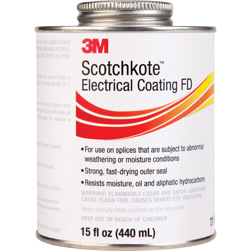 Scotchkote Electrical Coating FD, Clear, 15 oz., Can Les Fournitures Industrielles Méga