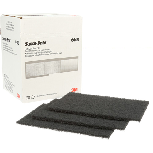 Tampon manuel pour travaux g&eacute;n&eacute;raux Scotch-Brite, Carbure de silicium, 6" x 9", Grain Ultra fin Les Fournitures Industrielles Méga