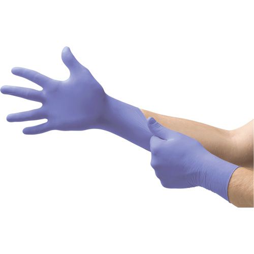 Gants d'examen SE SU-690 Supreno, Grand, Nitrile, 7,1 mils, Sans poudre, Mauve, Classe 2 Les Fournitures Industrielles Méga