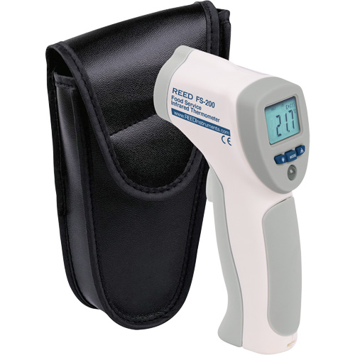 Food Service Infrared Thermometer, -4°- 392° F ( -20° - 200° C )/-58°- 4° F ( -50° - -20° C ), 8:1, Fixed Emmissivity Les Fournitures Industrielles Méga