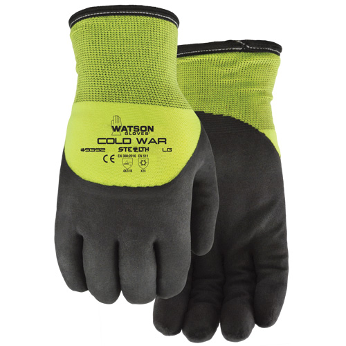 Gants thermiques Stealth Cold War, Grand, Rev&ecirc;tement Mousse de nitrile Les Fournitures Industrielles Méga