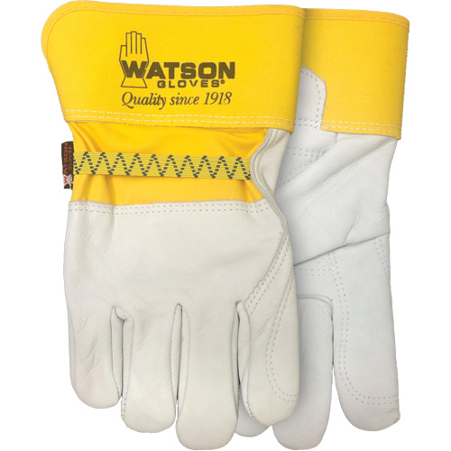 Double Trouble Gloves, One Size, Grain Cowhide Palm Les Fournitures Industrielles Méga