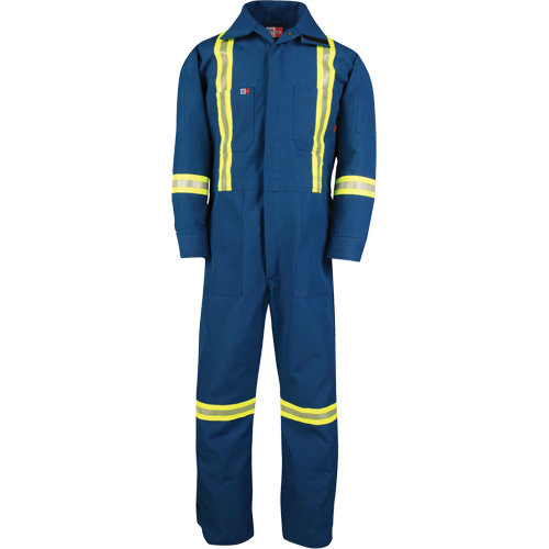 Dupont Nomex&reg; IIIA Deluxe Coveralls, Size 3X-Large (Tall), Royal Blue, 6 cal/cm² Les Fournitures Industrielles Méga