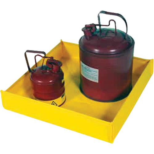 Flexible Ultra-Utility Tray, 12" lo x 12" la x 4,8" h, Cap. de d&eacute;versement 1,5 gal. US Les Fournitures Industrielles Méga