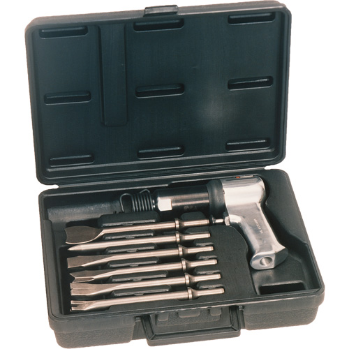 Super Duty Air Hammer Kit, 3 CFM, 1/4" NPT, 3000 BPM, 3/4" x 2-9/32" (19.05mm x 57.94mm) Les Fournitures Industrielles Méga
