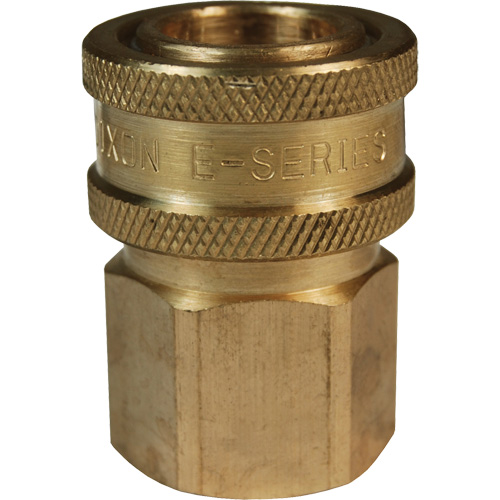 Coupleur d'interconnecteur &agrave; passage direct DQC de s&eacute;rie E, Laiton, 3/4", NPTF femelle, 1700 PSI Les Fournitures Industrielles Méga
