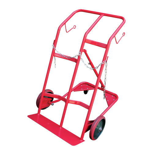 Chariot pour bouteilles, Roues Caoutchouc moul&eacute;, Base de 25-1/2"la x 7"lo, 350 lb Les Fournitures Industrielles Méga