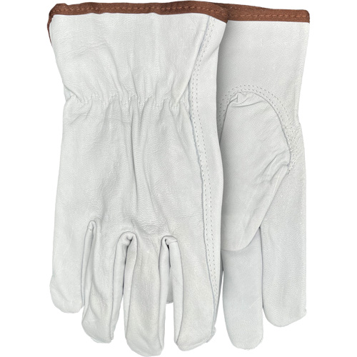 Gants en cuir de ch&egrave;vre, Grand, Paume en Cuir fleur de ch&egrave;vre Les Fournitures Industrielles Méga