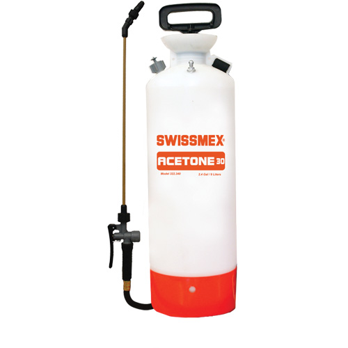 Pulv&eacute;risateur &agrave; main pour ac&eacute;tone , 2,4 gal. (1,9 L), Poly&eacute;thyl&egrave;ne, Lance de 20" Les Fournitures Industrielles Méga