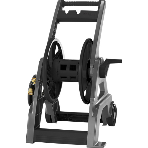 Foldable Hose Reel Cart, 175', Aluminum/Poly-Plastic Les Fournitures Industrielles Méga