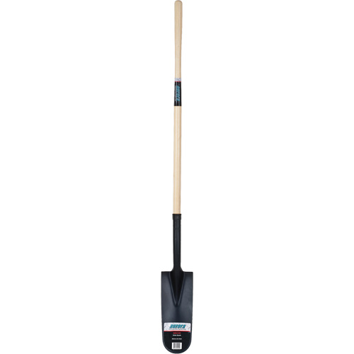 Pelle &agrave; drain robuste, Acier au carbone, Lame 16" x 6", 45" lo, Manche Droit Les Fournitures Industrielles Méga