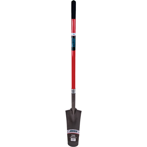Heavy-Duty Drain Spade, Carbon Steel, 16" x 6" Blade, 45" L, Straight Handle Les Fournitures Industrielles Méga